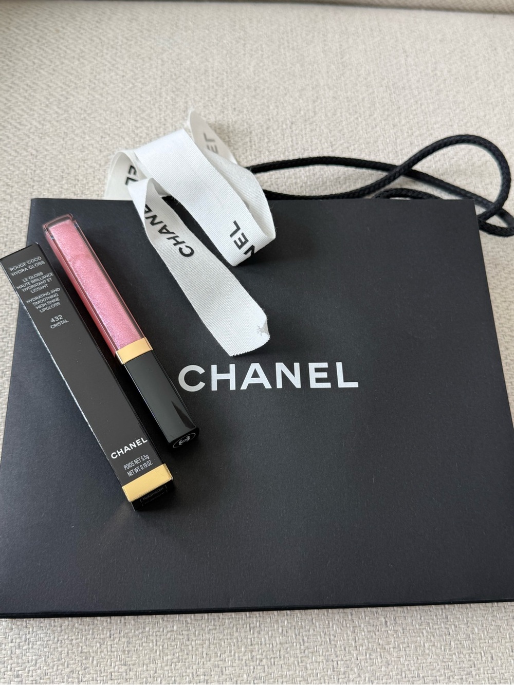 New Chanel Limited Edition Rouge Coco Hydra Gloss #432 Cristal